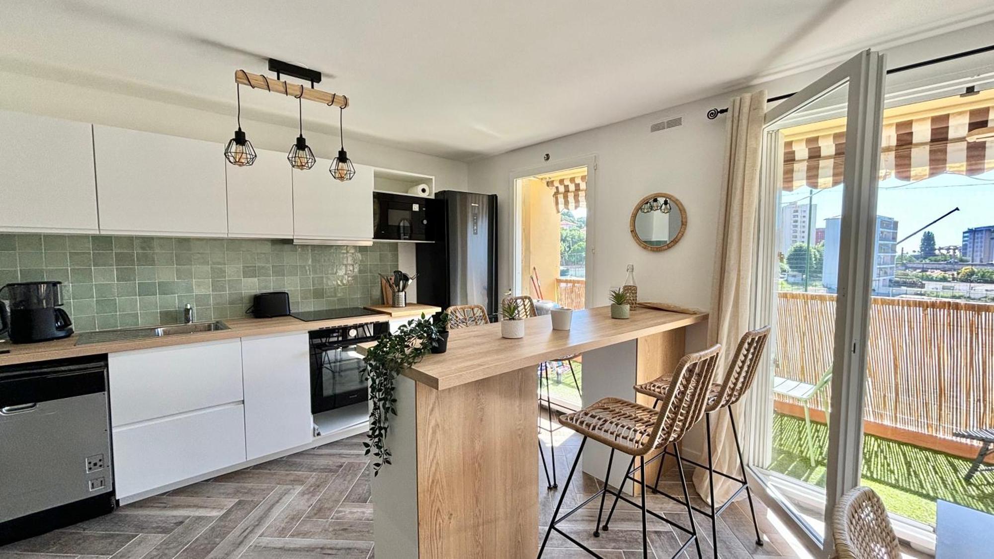 Modern & Cosy 3 Bedrooms Train Tramway Nizza Exterior foto