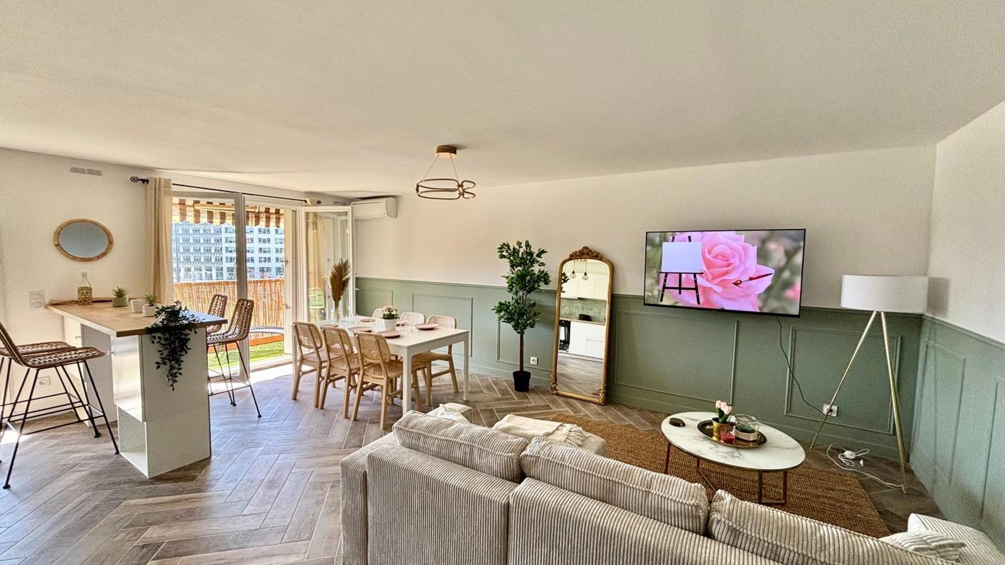 Modern & Cosy 3 Bedrooms Train Tramway Nizza Exterior foto